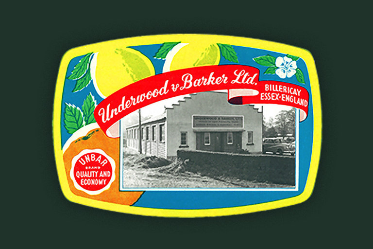 Underwood Barker Label 1